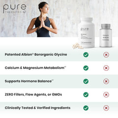Pure Therapro Rx primer plano de cápsula que muestra textura y calidad