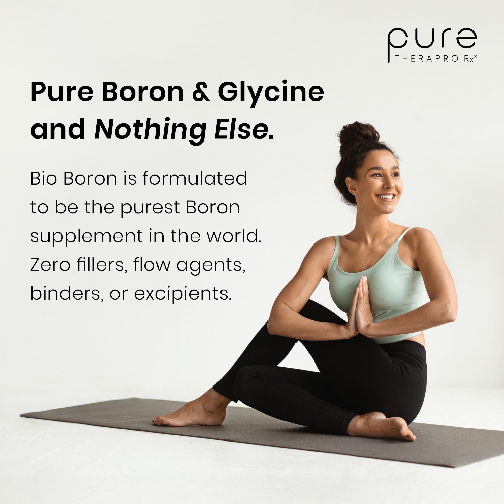 Pure Therapro Rx cápsulas sobre fondo blanco para visualizar cantidad y forma