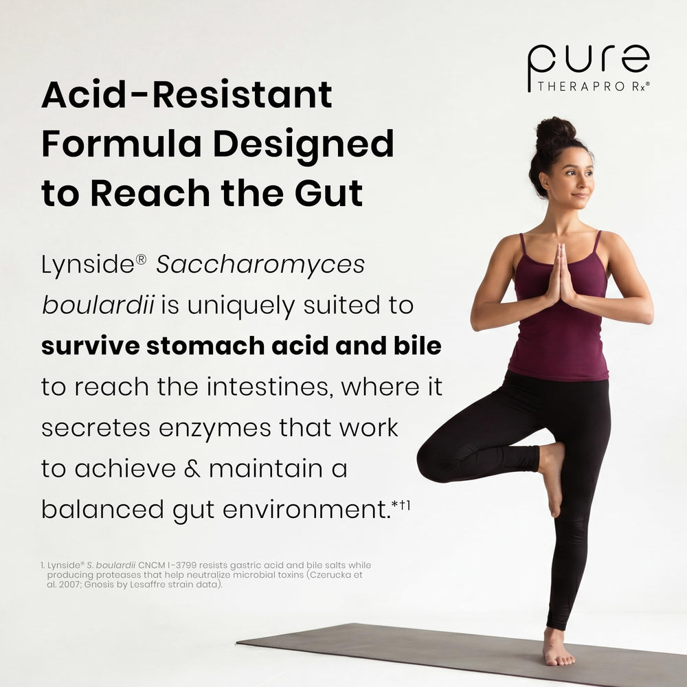 Pure Therapro Rx capsules styled on tabletop conveying everyday use and lifestyle fit