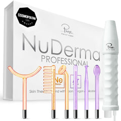 Pure Daily Care NuDerma vista frontal del dispositivo, práctico y portátil