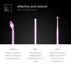Pure Daily Care NuDerma aplicador y-shape en cuello y brazo, facilita cobertura en áreas largas