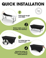Pureegg elastic leg pocket detail highlighting anchored, wind-resistant hold