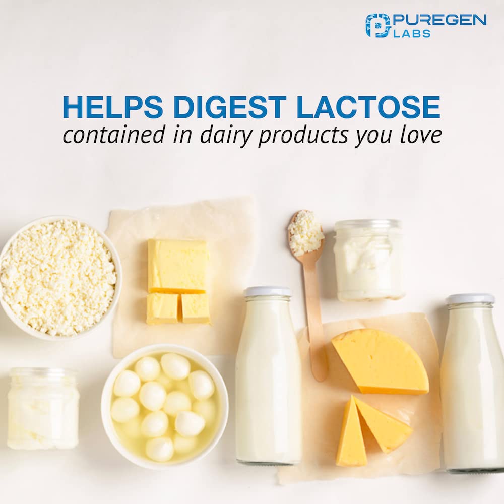 P Puregen Labs label and supplement facts highlighting 9000 FCC strength