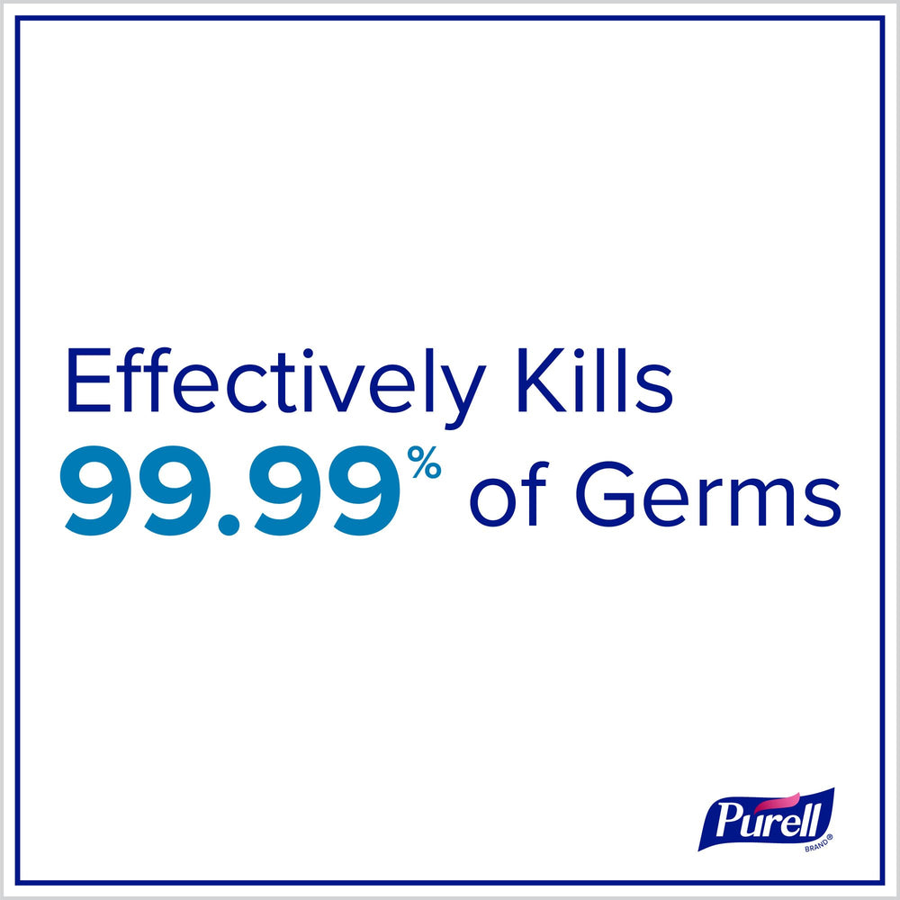 Purell escena familiar usando toallitas para higiene rápida y cómoda
