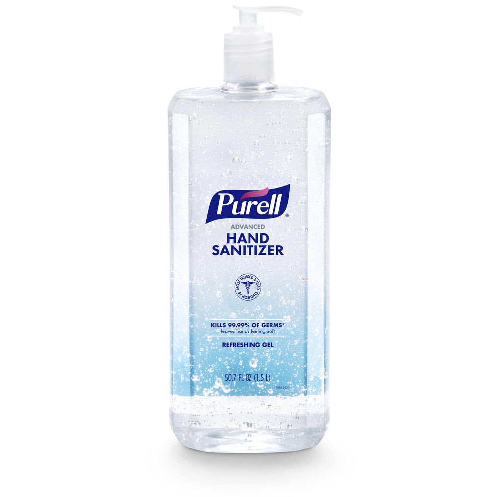 Purell botella frontal 1.5 L mostrando diseño y formato práctico