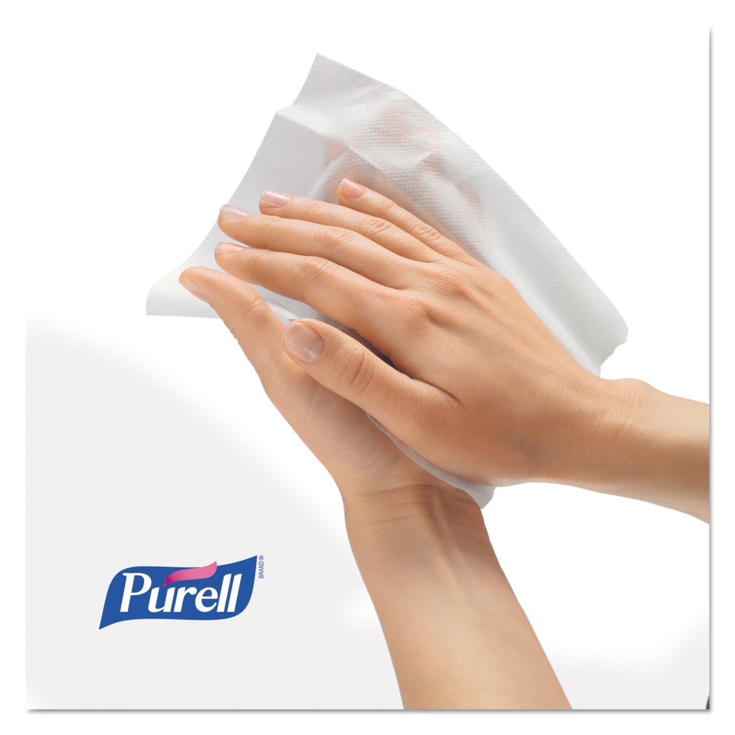 Purell etiqueta información y concentración, detalle del 62% alcohol