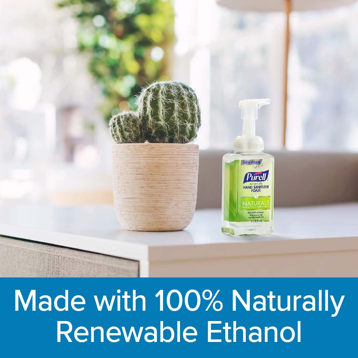 Purell etiqueta de ingredientes con lavandin y beneficios cutáneos
