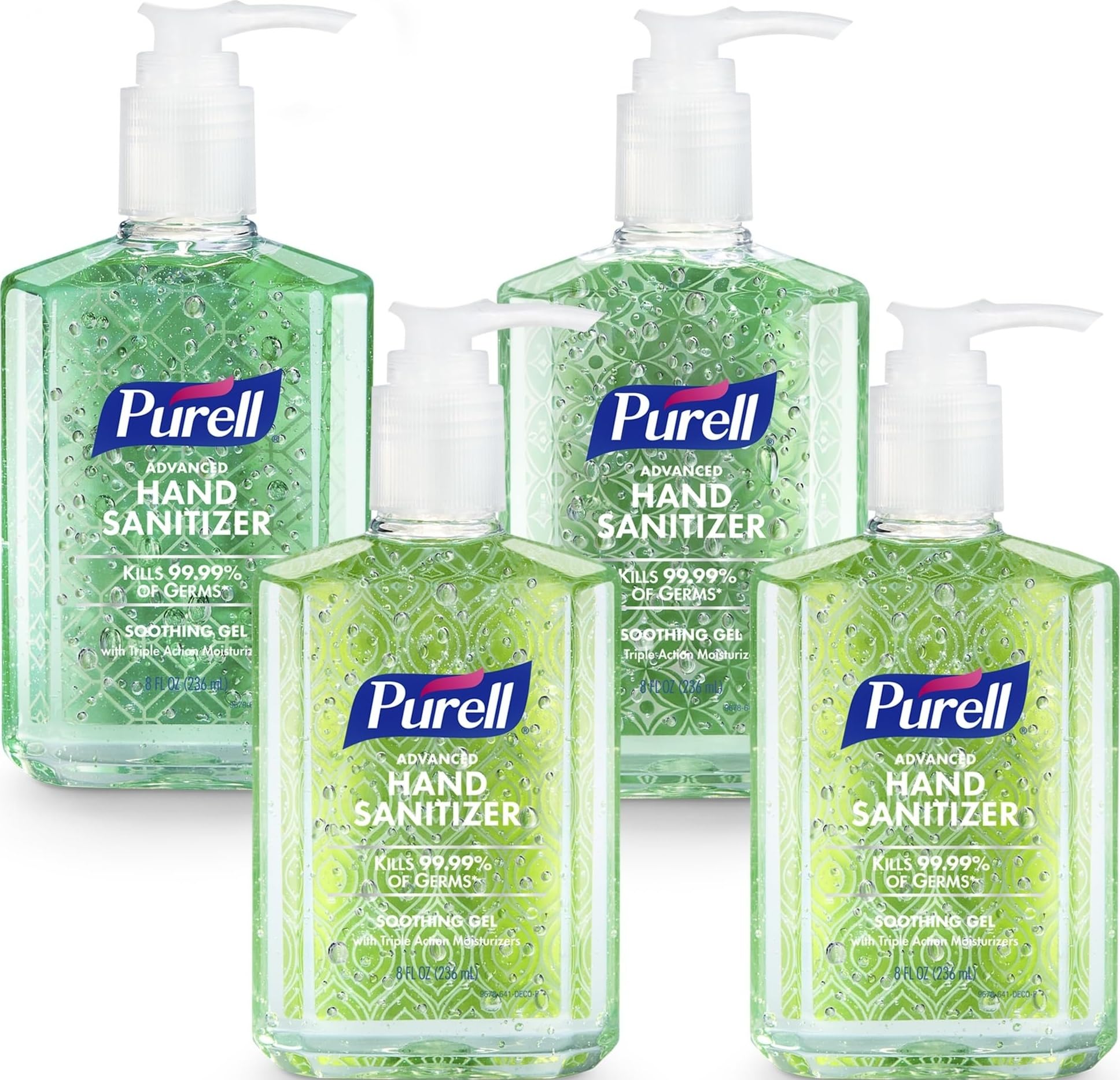 Purell botella con dosificador 8 oz mostrando facilidad de uso