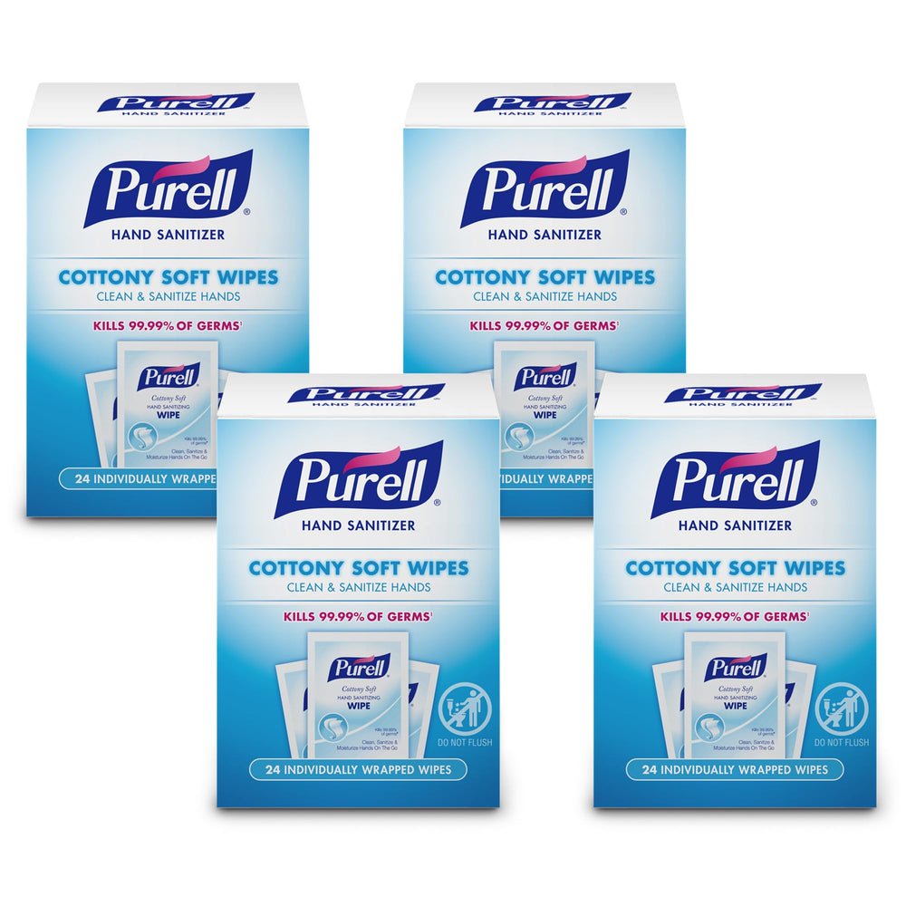 Purell empaque frontal mostrando cajas y cantidad, conveniencia inmediata