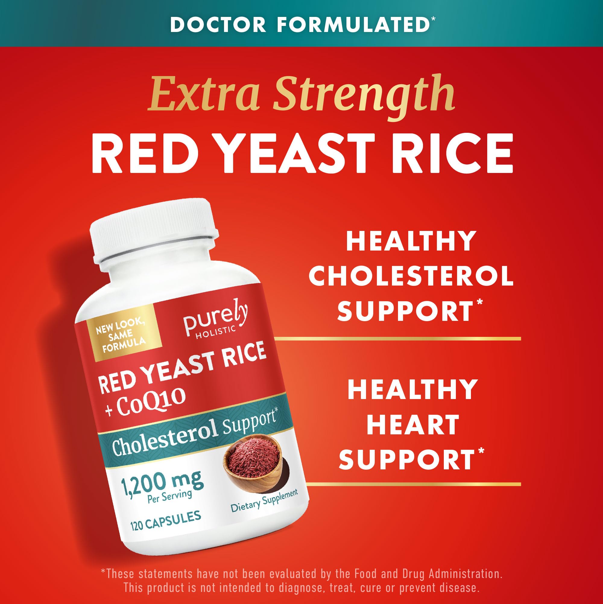 Purely Holistic primer plano del polvo de Red Yeast Rice mostrando textura