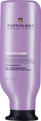 Pureology botella frente mostrando diseño y beneficio hidratación ligera