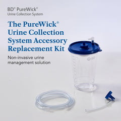 PureWick close-up of canister lid seal highlighting leak-prevention benefit