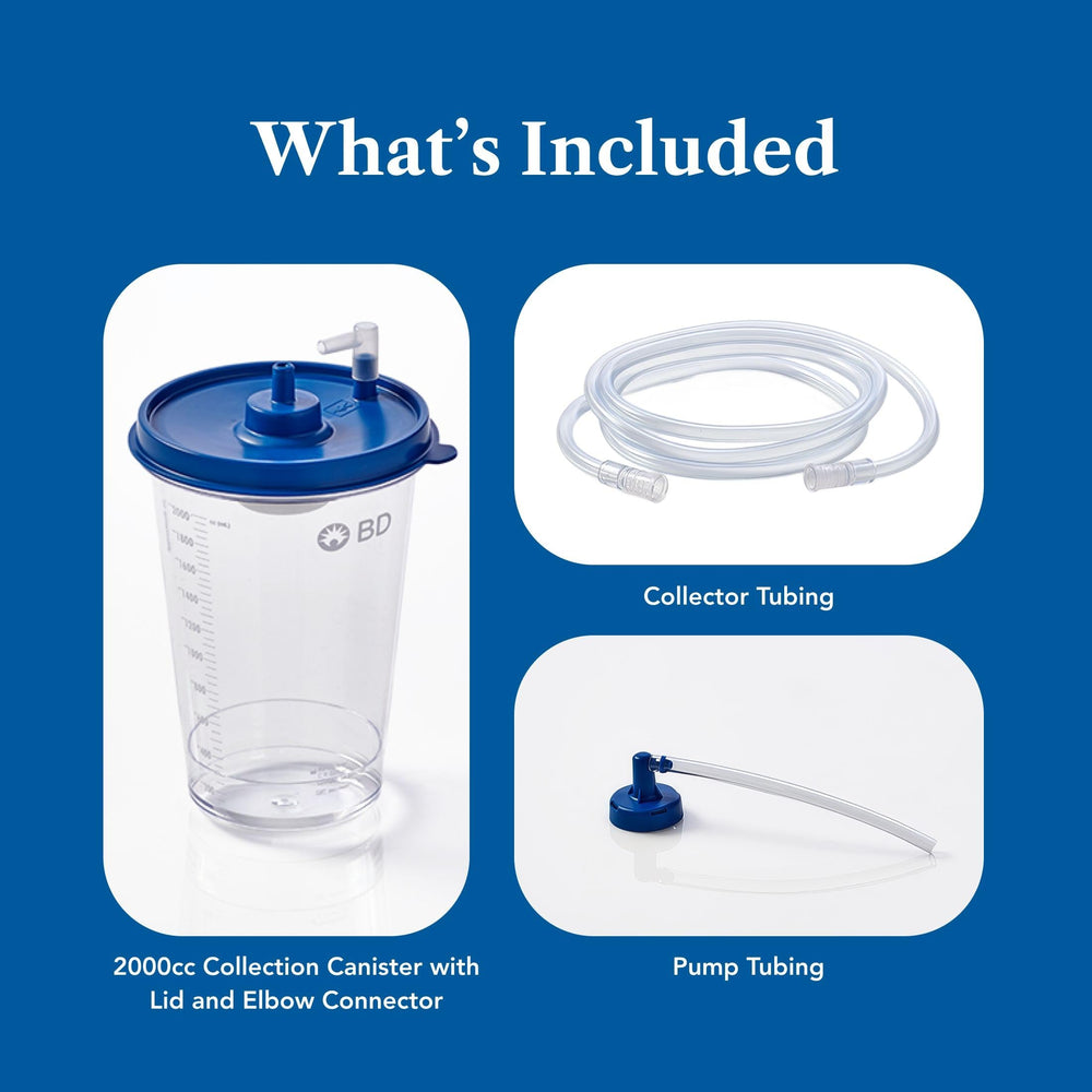 PureWick pump tubing close-up demonstrating reliable fluid transfer benefit