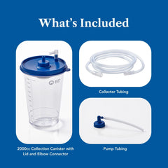 PureWick pump tubing close-up demonstrating reliable fluid transfer benefit