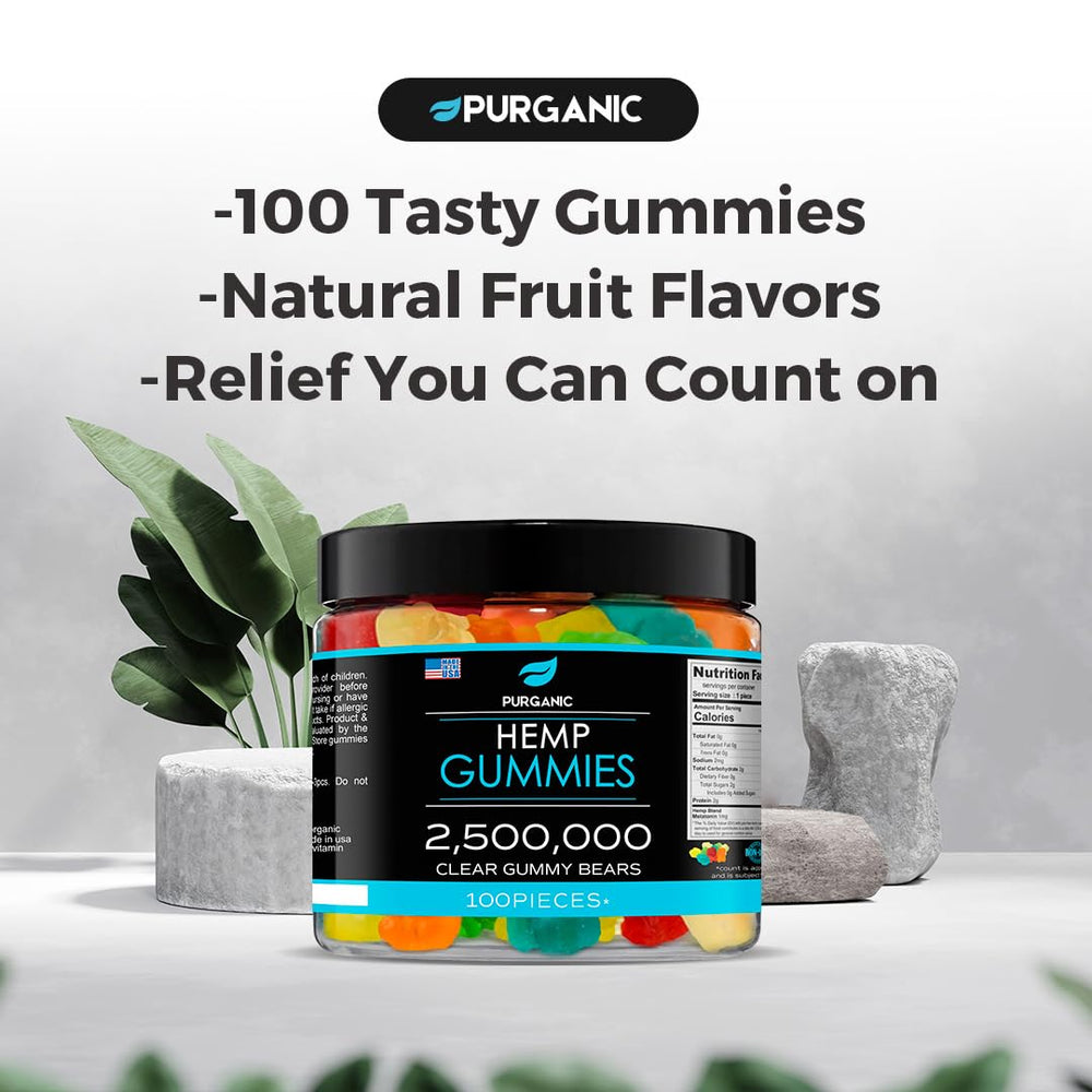 Purganic gominola junto a moneda para referencia de tamaño
