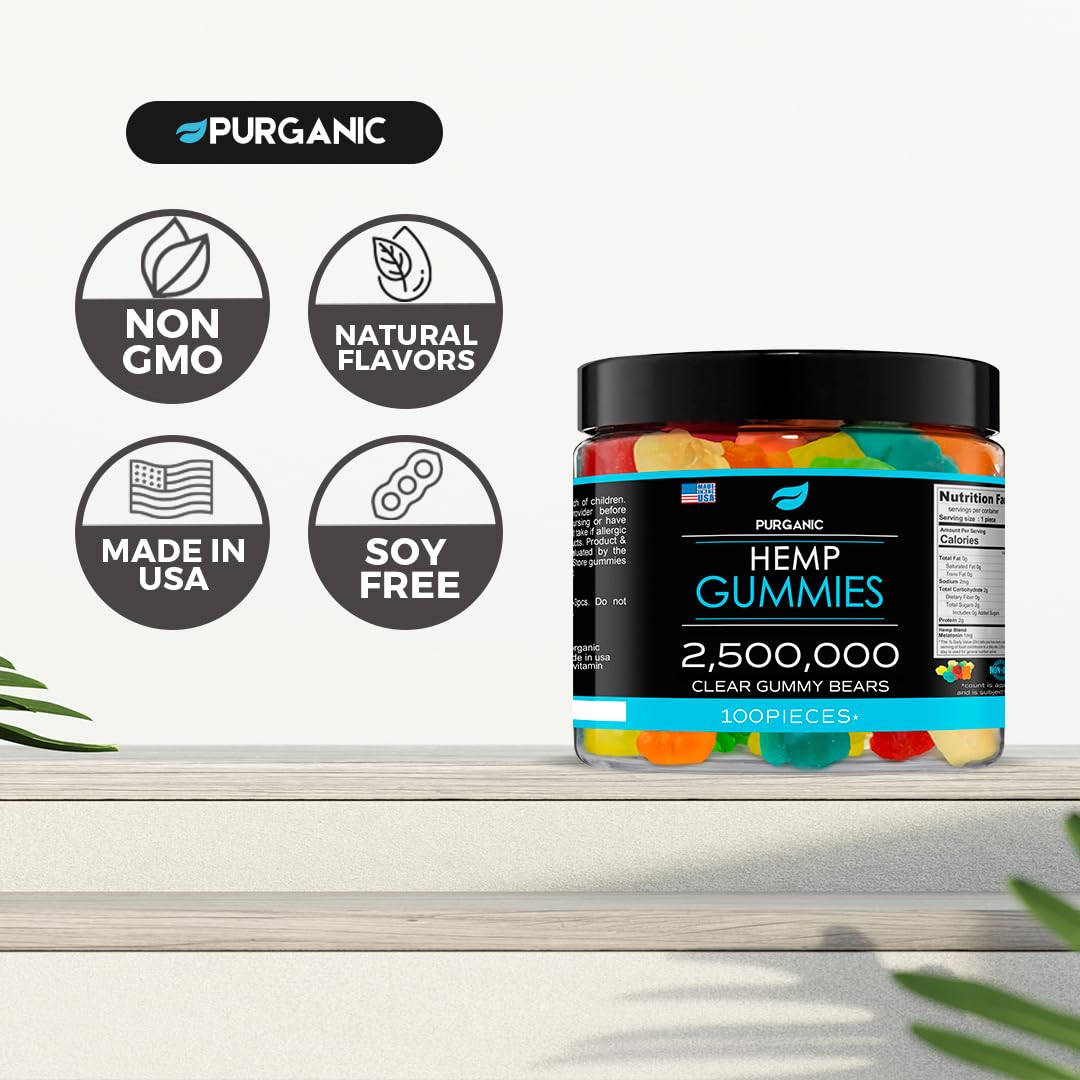 Purganic etiqueta con sello Made in USA y confianza de calidad