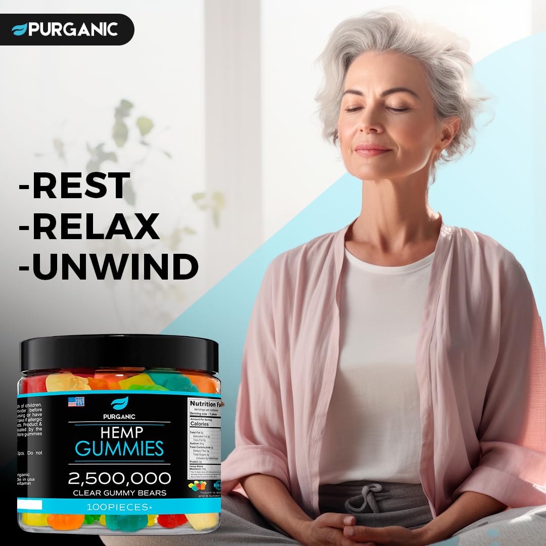 Purganic primer plano de textura frutada y color vibrante