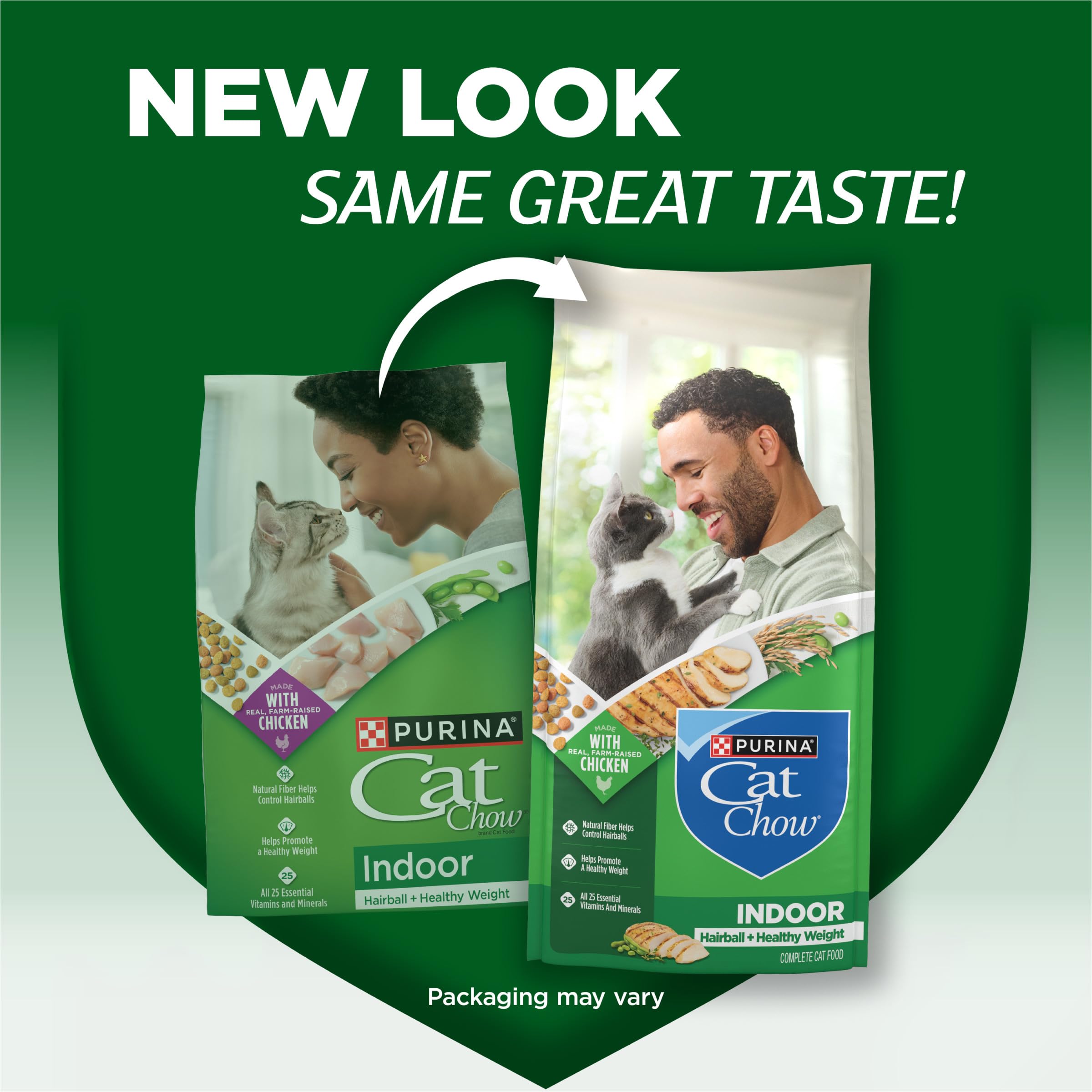 Purina Cat Chow closeup of kibble texture for crunchy dental benefit
