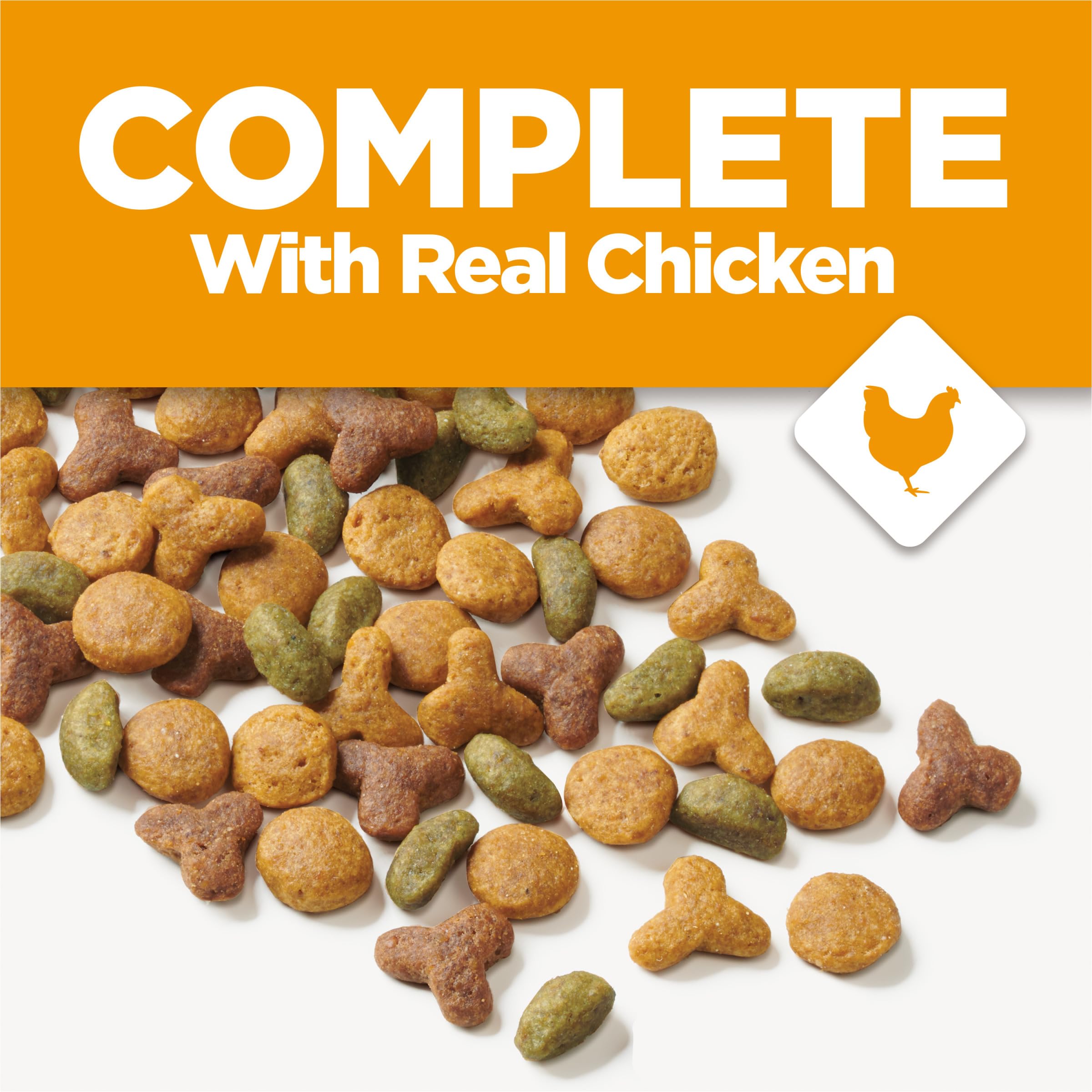 Purina Cat Chow ingrediente pollo real y granos como foco de calidad