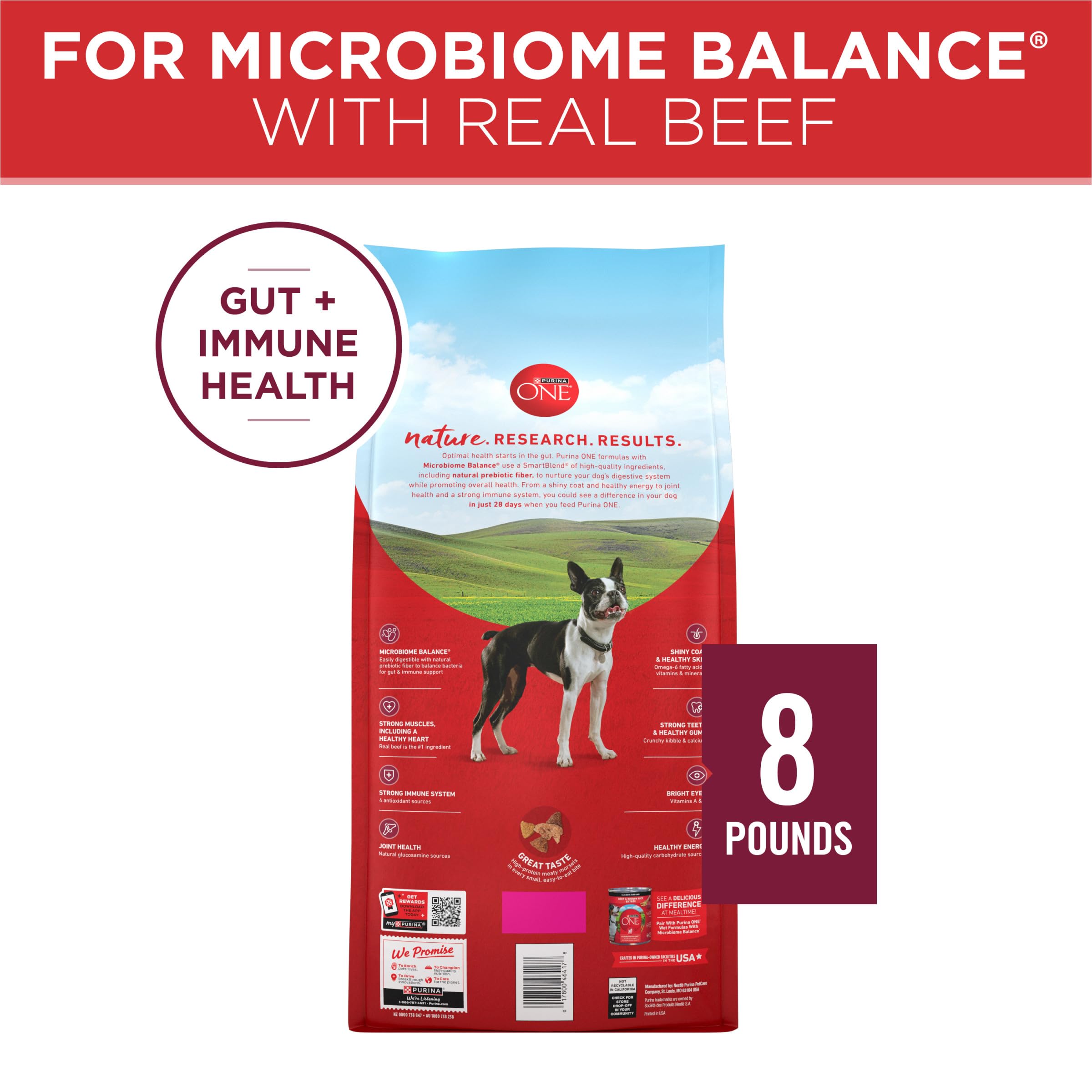 Purina ONE ambiente doméstico mostrando producto en cocina familiar