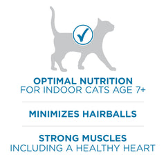 Purina ONE textura del alimento cerca enfatizando calidad de ingredientes