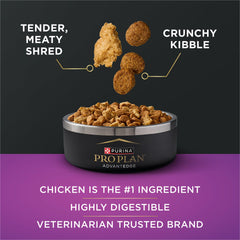 Purina Pro Plan detalle de ingredientes destacando pollo real y beneficios
