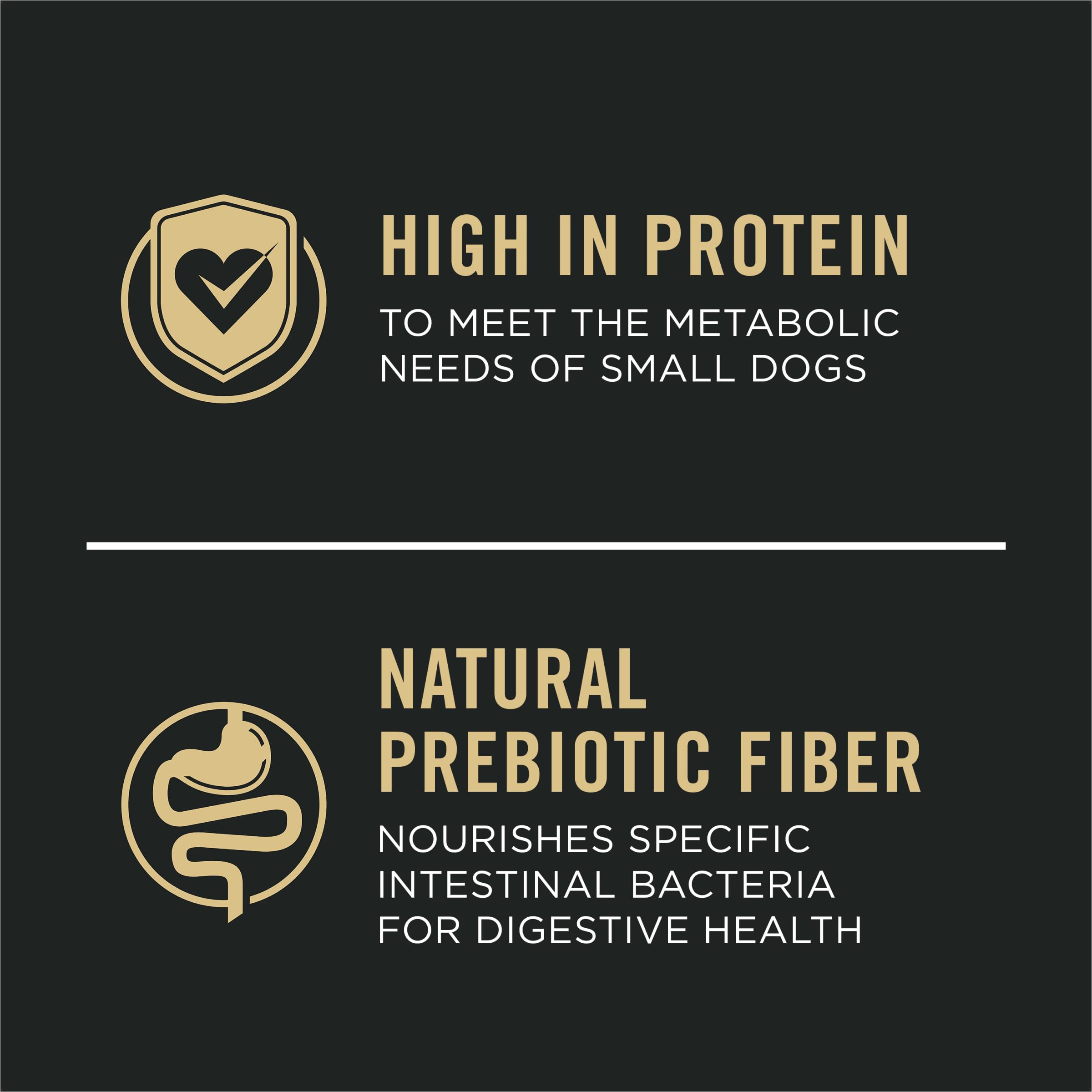 Purina Pro Plan bag label with ingredients list for transparent nutrition
