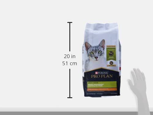 Purina Pro Plan nutrition label close-up highlighting protein and fat