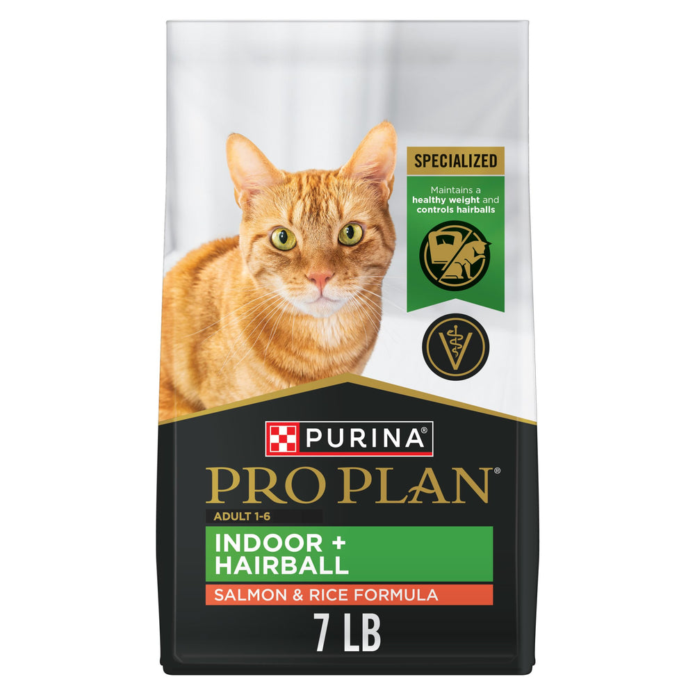 Purina Pro Plan bolsa frontal mostrando el producto y beneficios