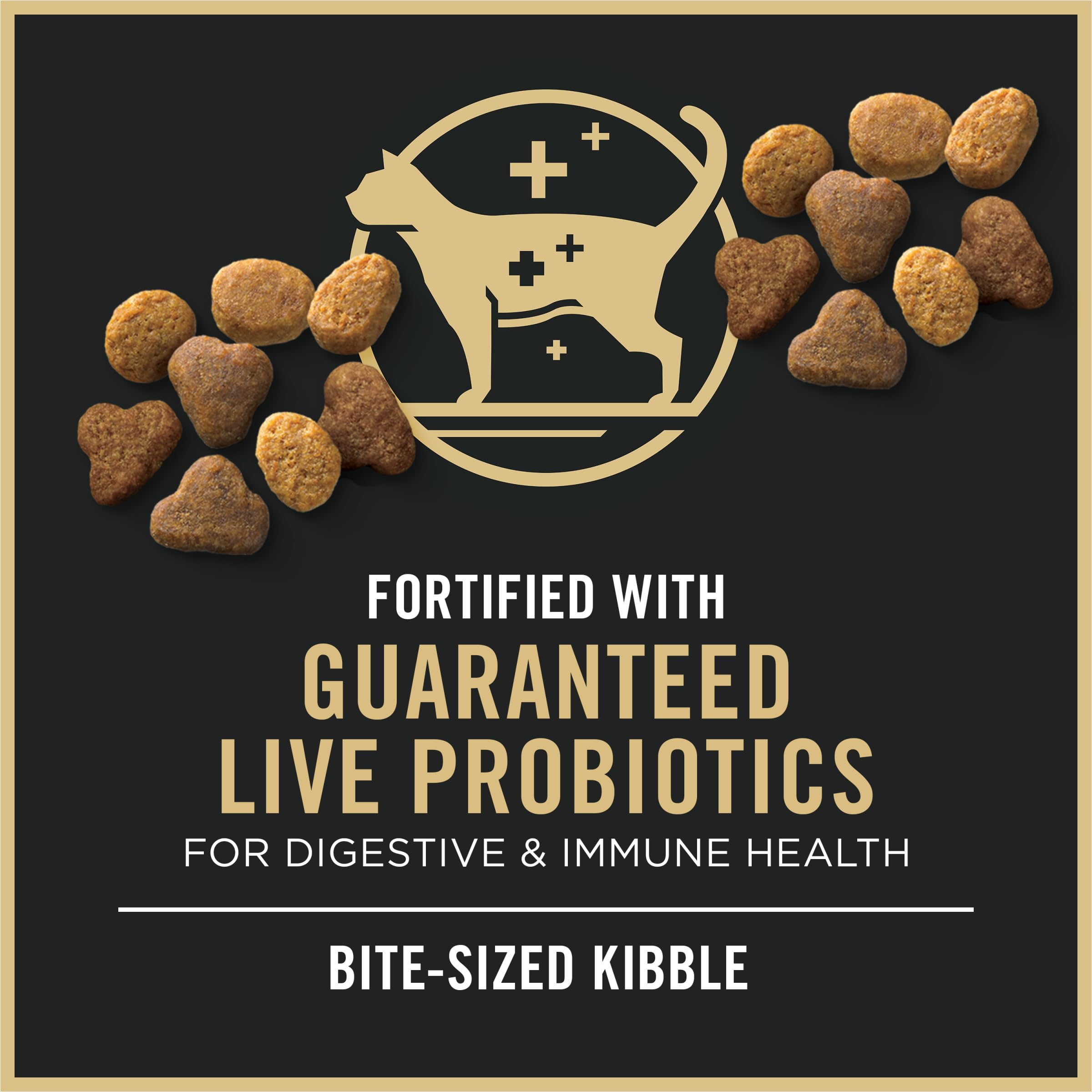 Purina Pro Plan etiqueta nutricional visible con información equilibrada