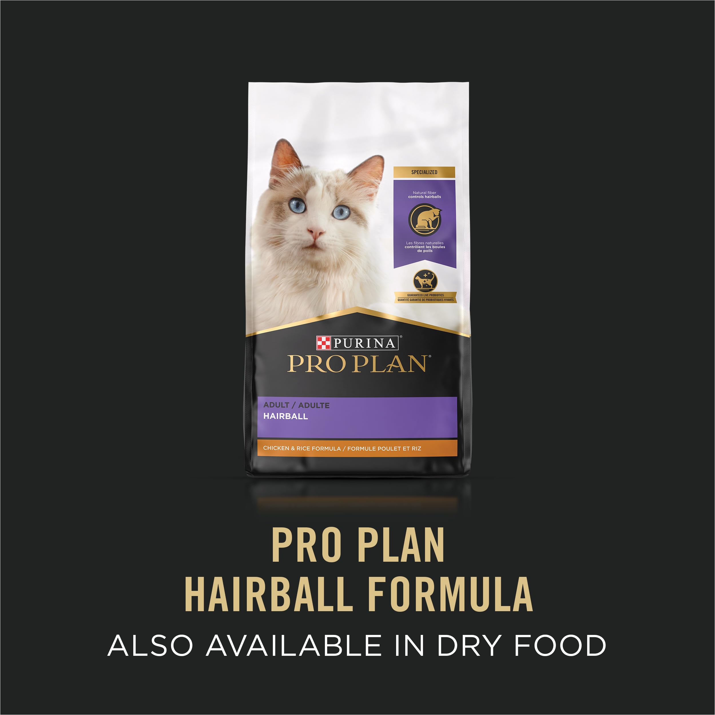 Purina Pro Plan gato comiendo en cocina, fomenta aceptación y disfrute