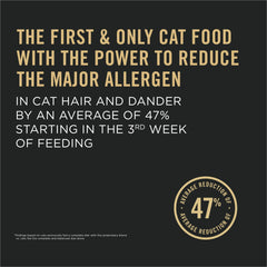 Purina Pro Plan etiqueta con ingredientes clave y reducción de alérgenos