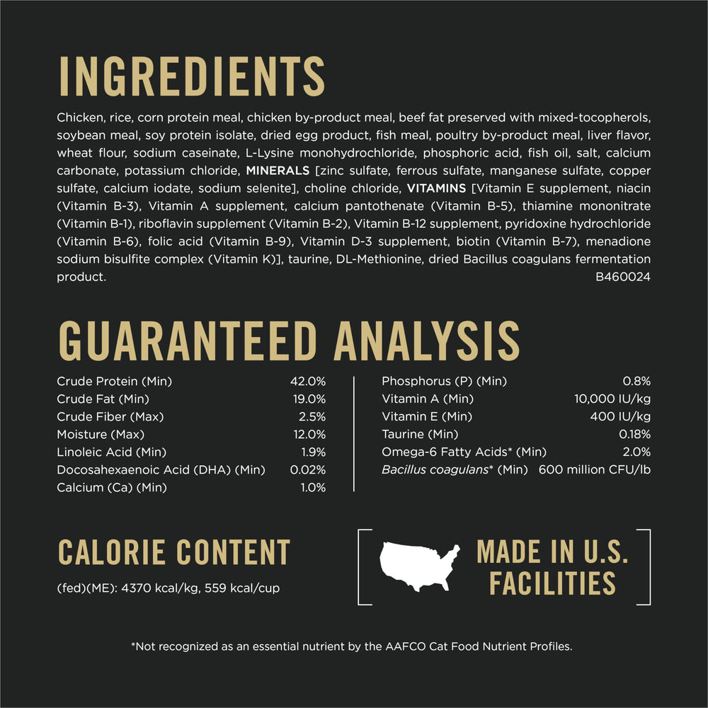 Purina Pro Plan probiotics graphic illustrating guaranteed live probiotics supporting digestion