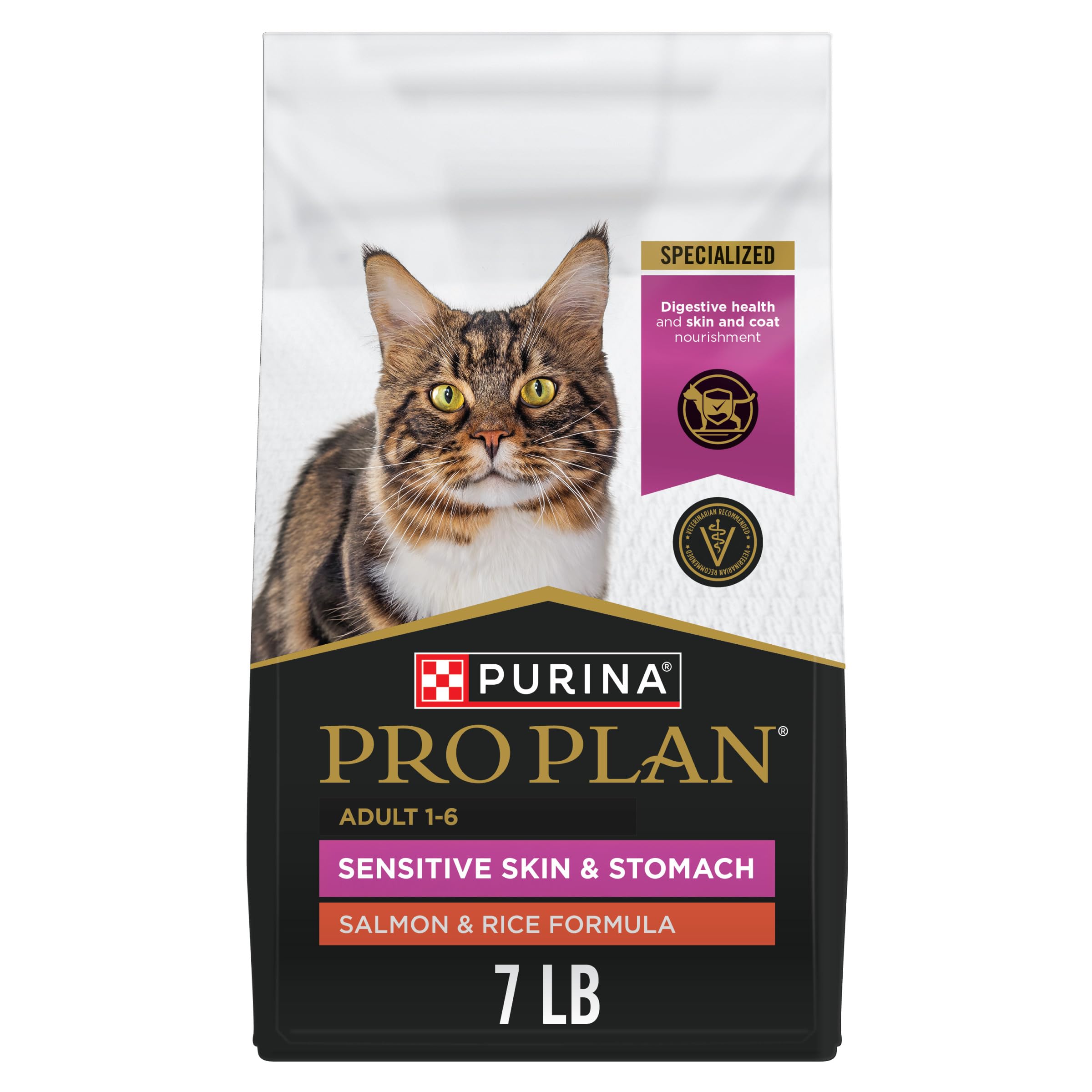 Purina Pro Plan saco frente mostrando la marca y beneficio digestivo