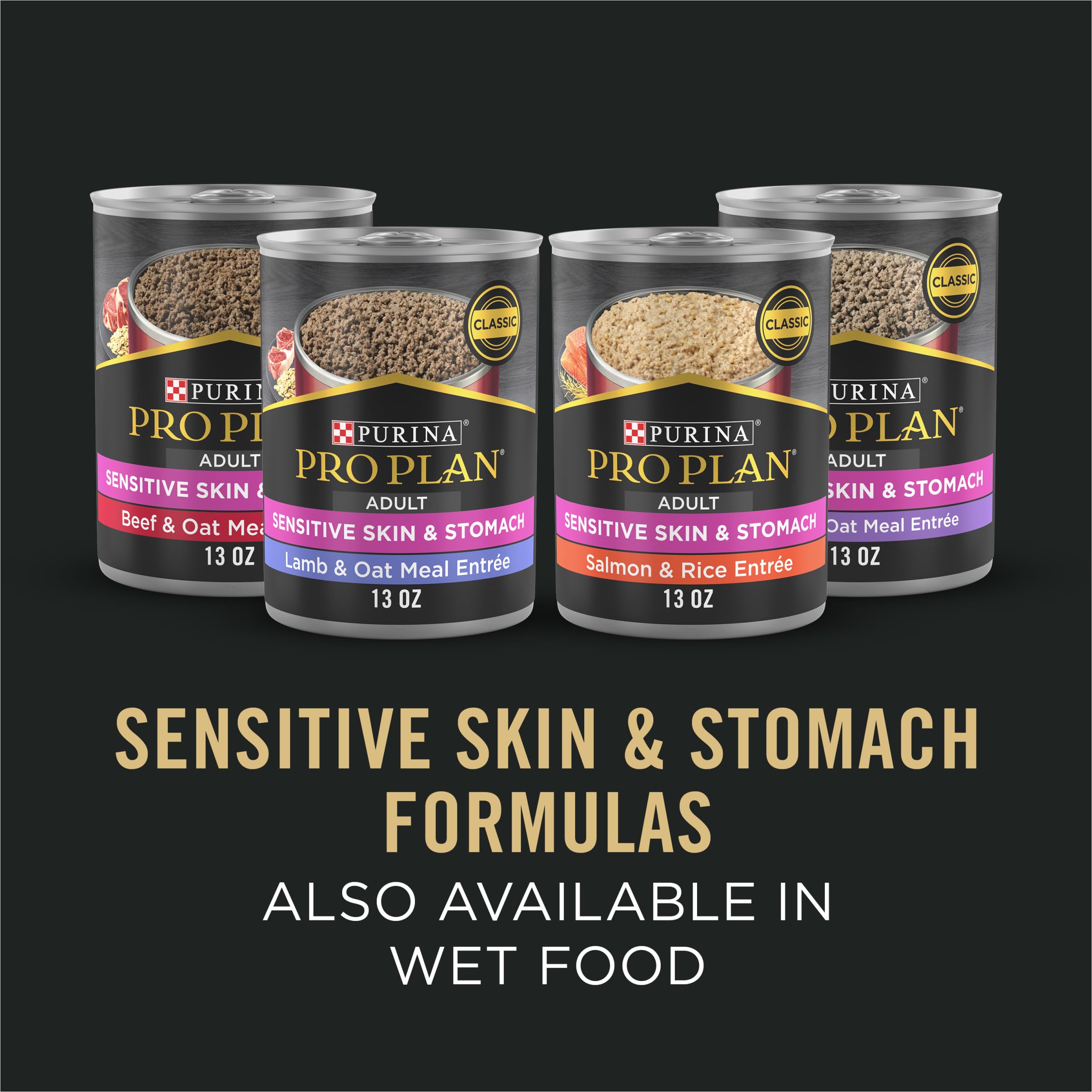 Purina Pro Plan aceite de pescado y filete de salmón enfatizando ácidos grasos