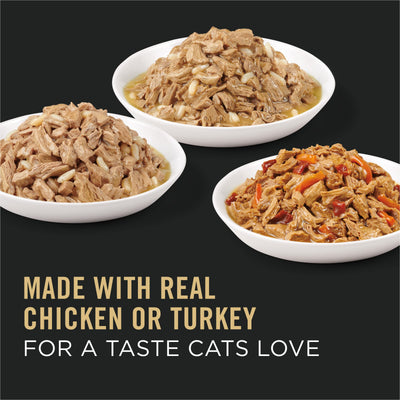 Purina Pro Plan textura en salsa con trozos tiernos, alta palatabilidad