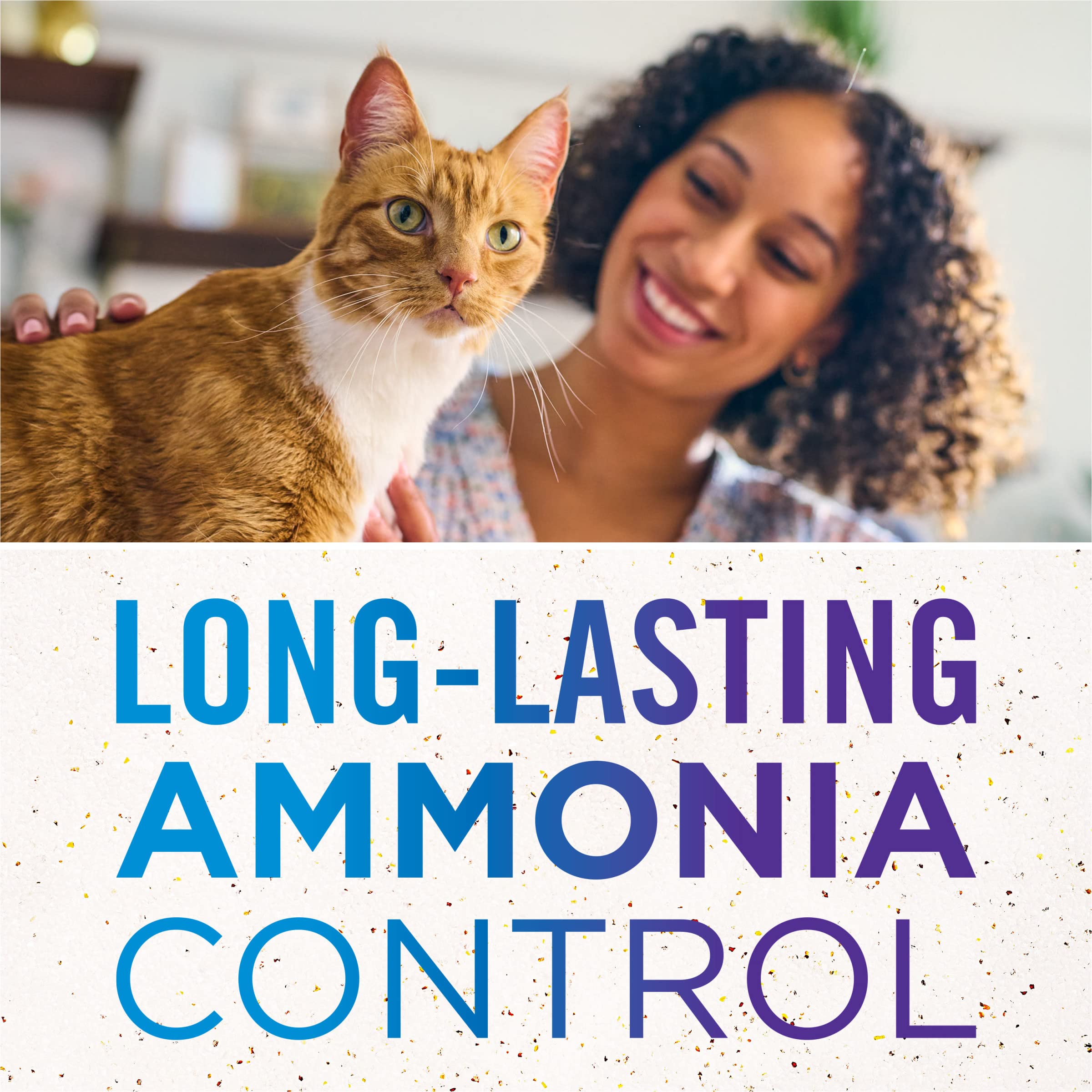 Purina Tidy Cats en uso dentro de bandeja, facilitando limpieza y control de humedad