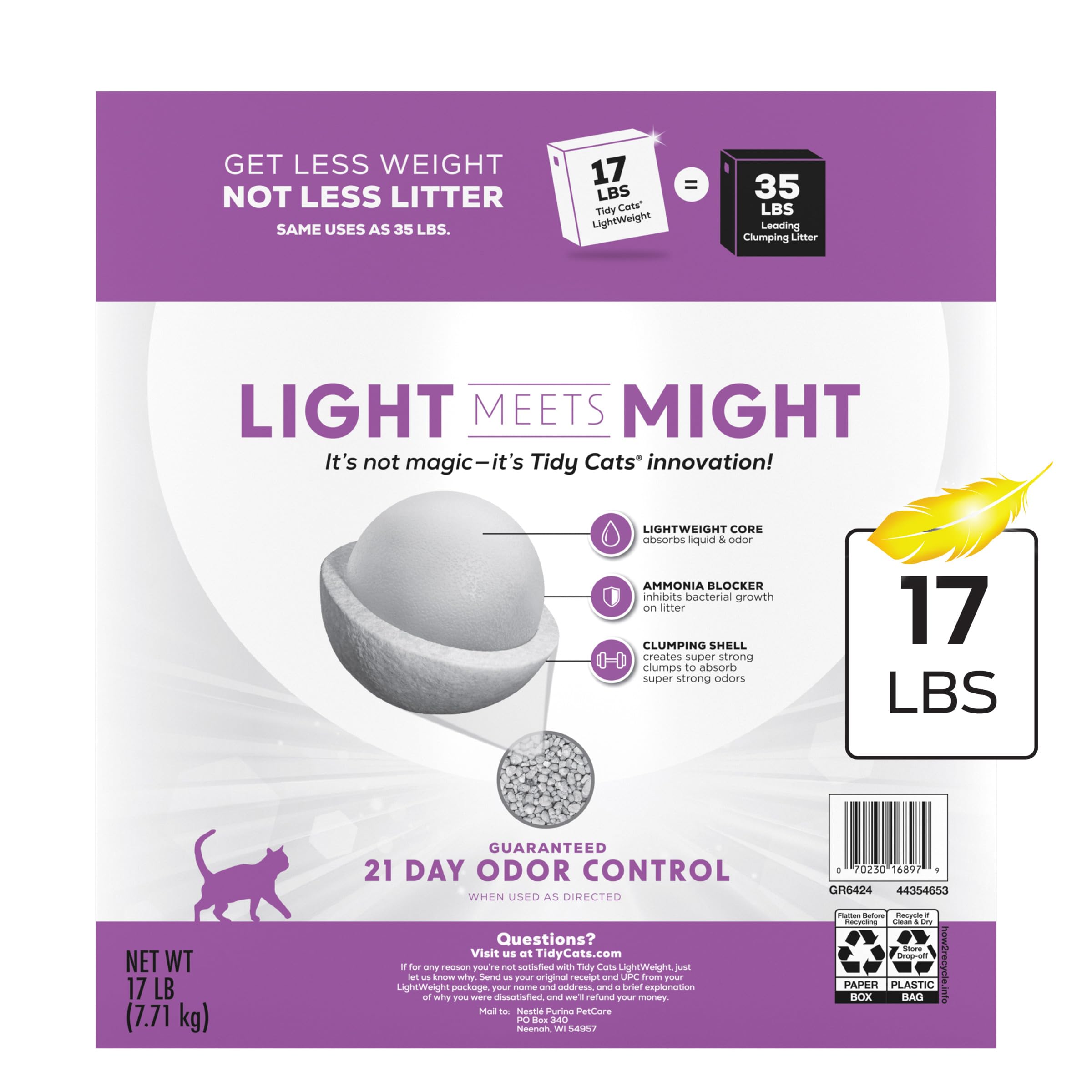 Purina Tidy Cats in multi-cat home setting showing fresher boxes longer