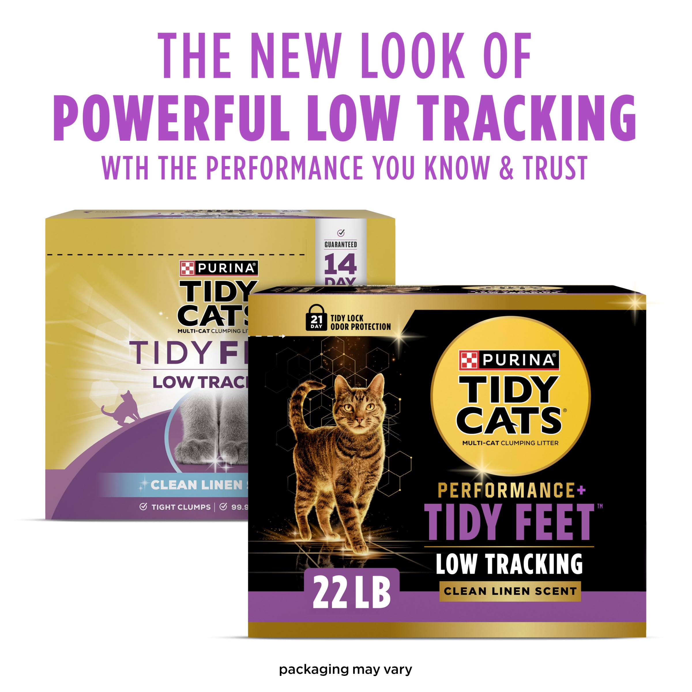 Purina Tidy Cats detalle de textura granular que reduce el rastro