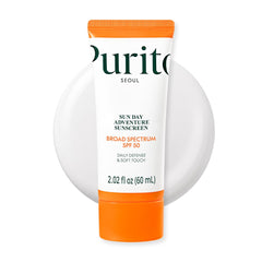PURITO frontal del envase mostrando diseño y protección SPF 50