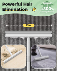 PWBSLAI mango ajustable extendido mostrando alcance mayor para limpiar debajo de muebles