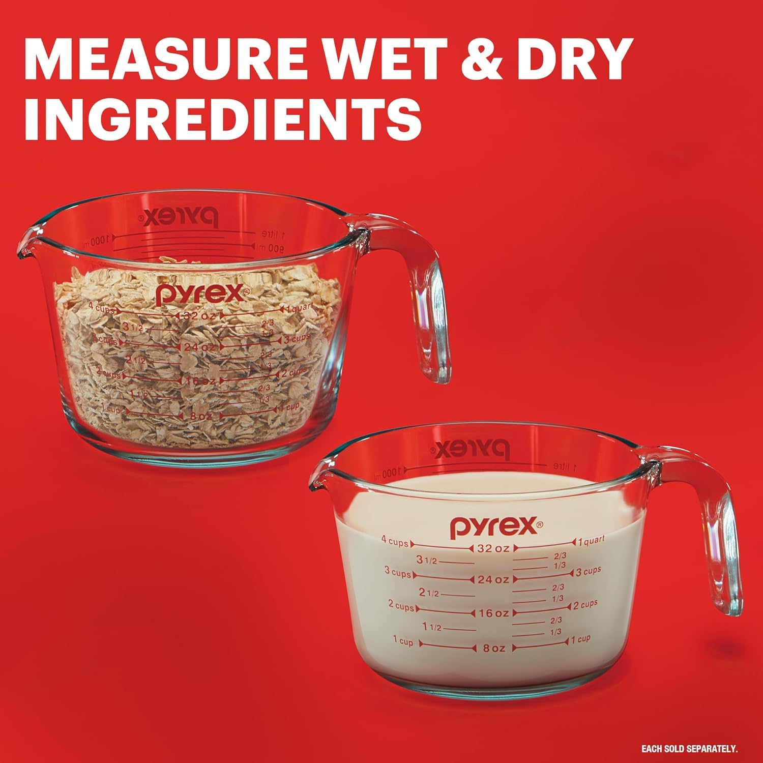 Pyrex jarras en microondas derritiendo mantequilla con seguridad