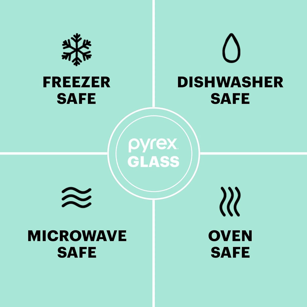 Pyrex en mesa servida versátil para cocinar y presentar alimentos