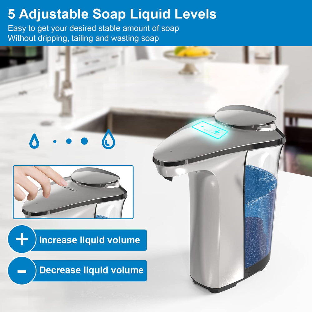 PZOTRUF depósito transparente de 500 ml que facilita ver el nivel de jabón
