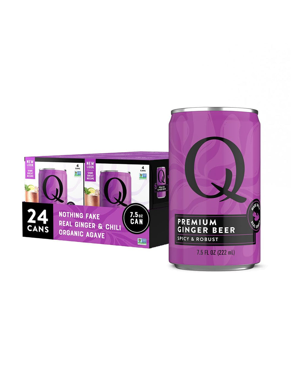 Q MIXERS lata frontal mostrando marca y formato, ideal para bar en casa