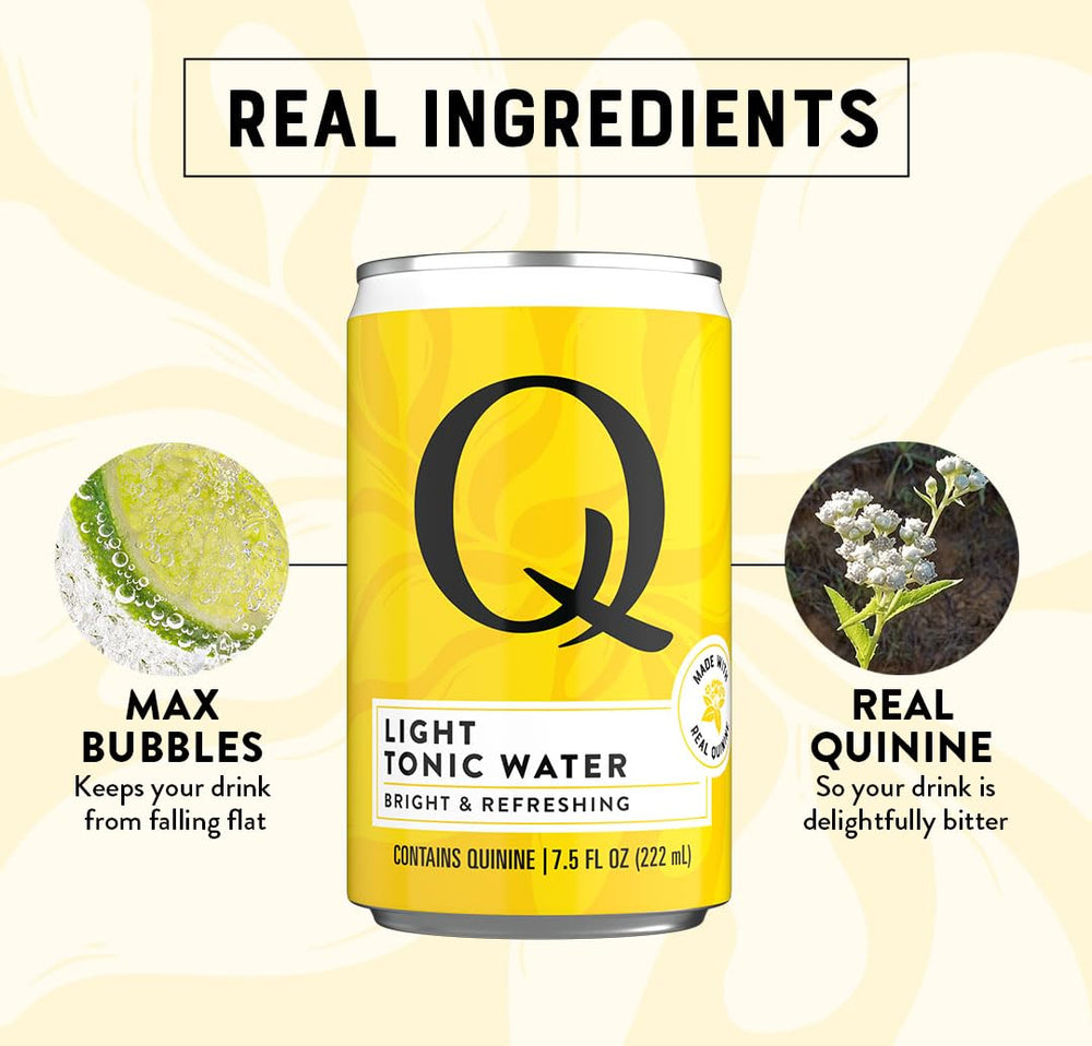 Q MIXERS tonic poured with gin, demonstrates balanced cocktail flavor