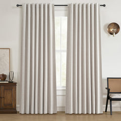 QJmydeco panel frontal ivory con caída elegante y look neutral
