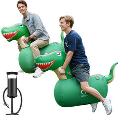 QPAU dinosaurio pack frente mostrando dos saltadores y diseño llamativo