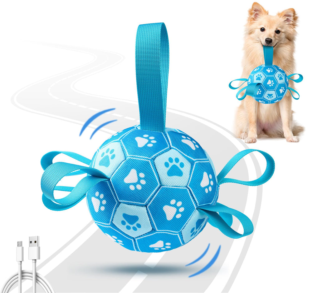 Qraxond balón azul frontal mostrando diseño y beneficio de entretenimiento automático