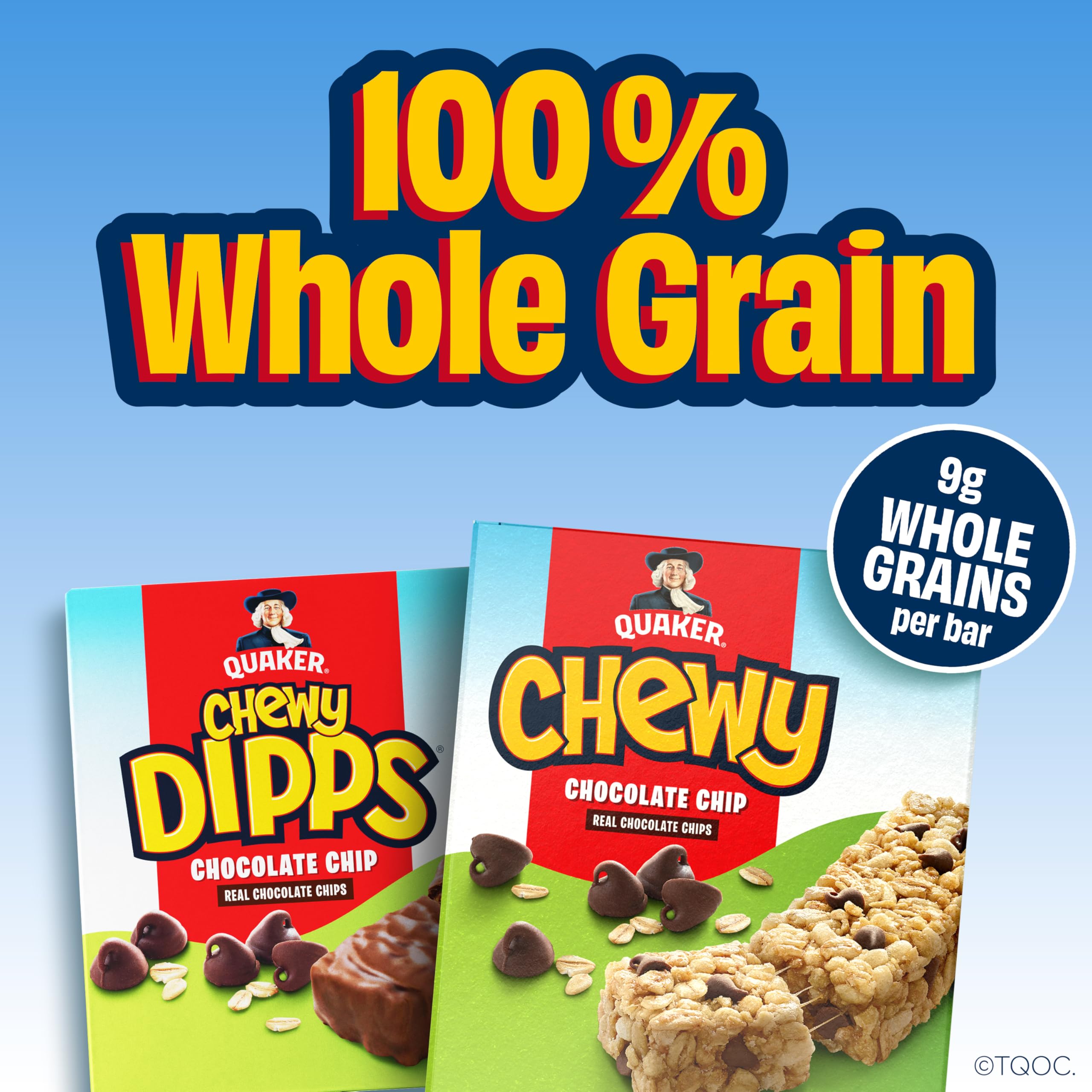 Quaker Chewy en lonchera escolar listo para merienda rápida y fácil